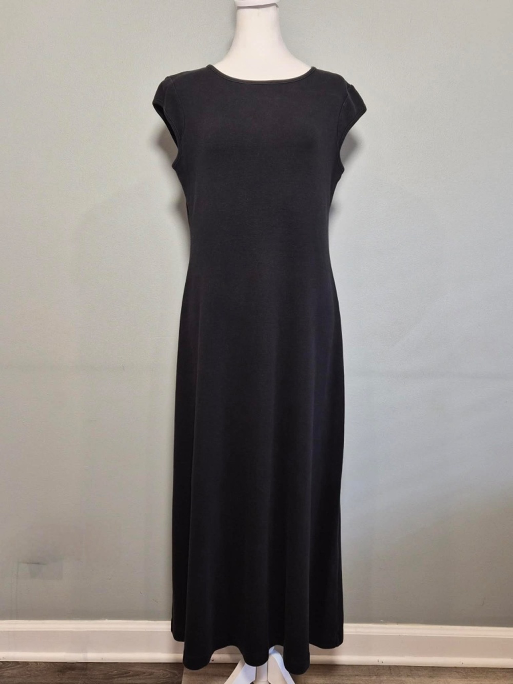 Ralph Lauren Vintage Y2K Heavyweight Buttery Soft Plush 100% Cotton Maxi Dress L - Picture 4 of 12